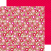 Doodlebug Design - Sweetheart Collection - 12 x 12 Double Sided Paper - Blushing Blossoms