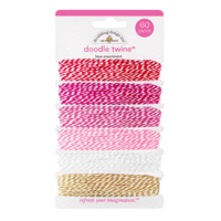 Doodlebug Design - Sweetheart Collection - Doodle Twine - Love Assortment