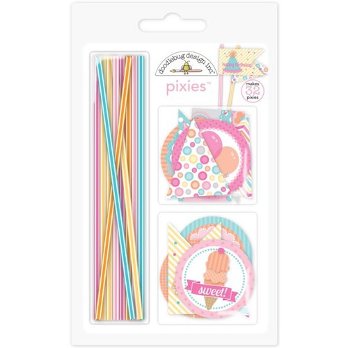 Doodlebug Design - Sugar Shoppe Collection - Pixies - Straw Picks