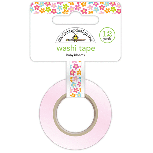 Doodlebug Design - Springtime Collection - Washi Tape - Baby Blooms