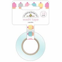 Doodlebug Design - Sugar Shoppe Collection - Washi Tape - Cupcakes