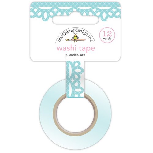 Doodlebug Design - Sugar Shoppe Collection - Washi Tape - Pistachio Lace