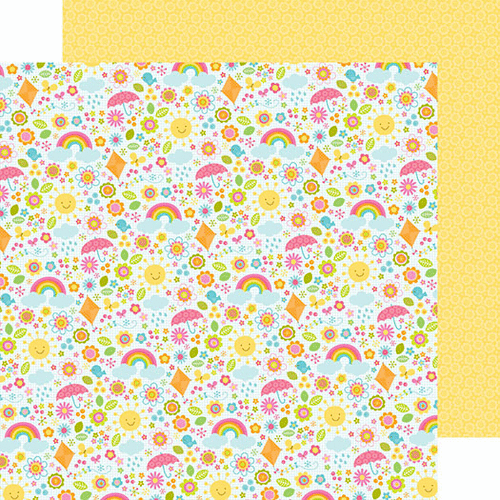 Doodlebug Design - Springtime Collection - 12 x 12 Double Sided Paper - Spring Things