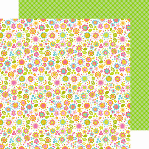 Doodlebug Design - Springtime Collection - 12 x 12 Double Sided Paper - Spring Garden