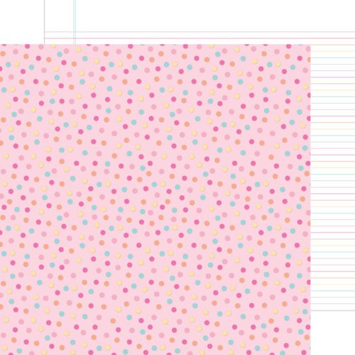 Doodlebug Design - Sugar Shoppe Collection - 12 x 12 Double Sided Paper - Cupcake Sprinkles