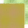 Doodlebug Design - Kraft in Color Collection - 12 x 12 Double Sided Paper - Limeade Houndstooth