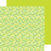 Doodlebug Design - Kraft in Color Collection - 12 x 12 Double Sided Paper - Limeade Arrow