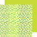 Doodlebug Design - Kraft in Color Collection - 12 x 12 Double Sided Paper - Limeade Arrow