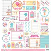 Doodlebug Design - Sugar Shoppe Collection - 12 x 12 Cardstock Stickers - This and That