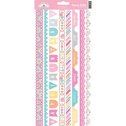Doodlebug Design - Sugar Shoppe Collection - Cardstock Stickers - Fancy Frills