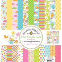 Doodlebug Design - Springtime Collection - 12 x 12 Paper Pack