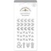 Doodlebug Design - The Graduates Collection - Sprinkles - Self Adhesive Arrows - Silver