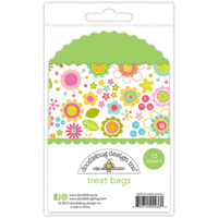 Doodlebug Design - Springtime Collection - Treat Bags - Limeade Posies