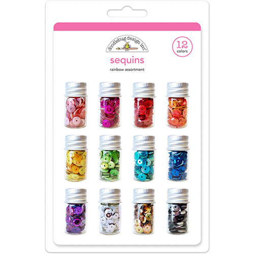 Doodlebug Design - Sequins - Rainbow Pack