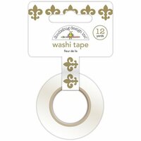 Doodlebug Design - The Graduates Collection - Washi Tape - Fleur de Lis
