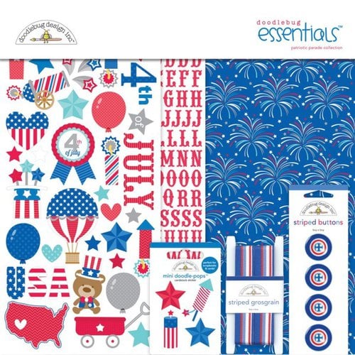 Doodlebug Design - Patriotic Parade Collection - Essentials Kit