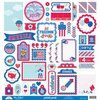 Doodlebug Design - Patriotic Parade Collection - 12 x 12 Cardstock Stickers - This and That