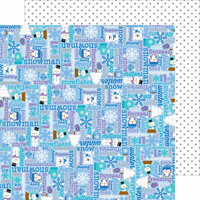 Doodlebug Design - Frosty Friends Collection - Christmas - 12 x 12 Double Sided Paper - Bundled Up