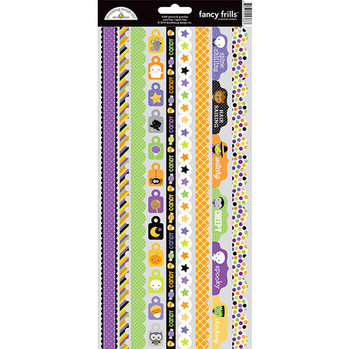 Doodlebug Design - Ghouls and Goodies Collection - Halloween - Cardstock Stickers - Fancy Frills