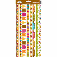 Doodlebug Design - Friendly Forest Collection - Cardstock Stickers - Fancy Frill