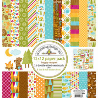 Doodlebug Design - Happy Camper Collection - 12 x 12 Paper Pack