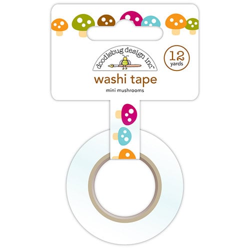 Doodlebug Design - Happy Camper Collection - Washi Tape - Mini Mushrooms