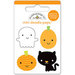 Doodlebug Design - Ghouls and Goodies Collection - Halloween - Doodle-Pops - 3 Dimensional Cardstock Stickers - Mini - Punkins and Friends
