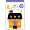 Doodlebug Design - Ghouls and Goodies Collection - Halloween - Doodle-Pops - 3 Dimensional Cardstock Stickers - Mini - Halloween House