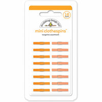 Doodlebug Design - Mini Clothespins - Tangerine