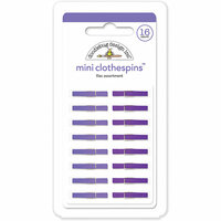 Doodlebug Design - Mini Clothespins - Lilac