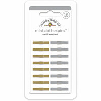 Doodlebug Design - Mini Clothespins - Metallic