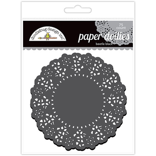 Doodlebug Designs - Paper Doilies - Beetle Black