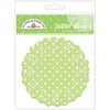 Doodlebug Designs - Paper Doilies - Polka Dot - Limeade