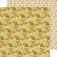 Doodlebug Design - Happy Camper Collection - 12 x 12 Double Sided Paper - Campground Critters