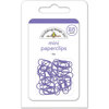 Doodlebug Design - Mini Paperclips - Lilac