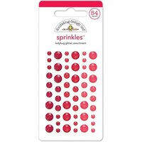 Doodlebug Design - Stickers - Glitter Sprinkles - Enamel Dots - Ladybug