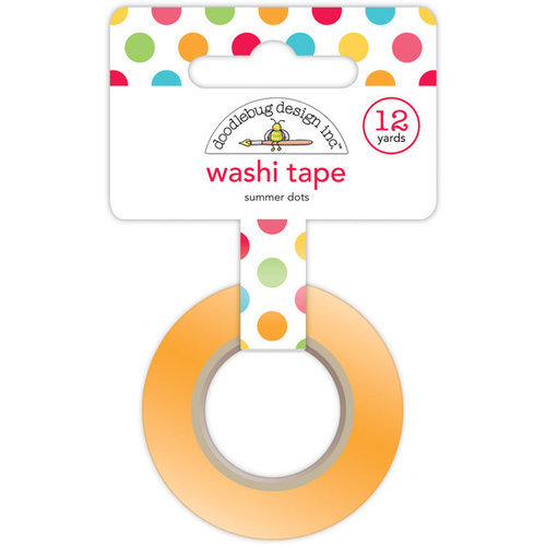 Doodlebug Design - Sun kissed Collection - Washi Tape - Summer Dots