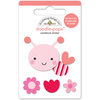 Doodlebug Design - Lovebugs Collection - Doodle-Pops - 3 Dimensional Cardstock Stickers - Love Bug