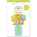 Doodlebug Design - Hello Sunshine Collection - Doodle-Pops - 3 Dimensional Cardstock Stickers - Bright Bouquet