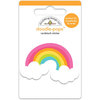Doodlebug Design - Doodle-Pops - 3 Dimensional Cardstock Stickers - Happy Rainbow