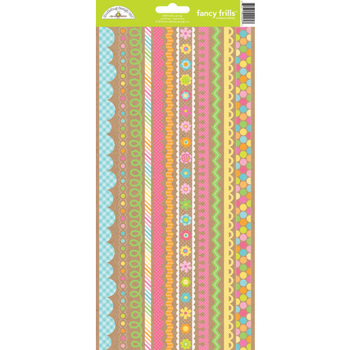 Doodlebug Design - Hello Sunshine Collection - Cardstock Stickers - Fancy Frills