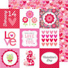 Doodlebug Design - Lovebugs Collection - 12 x 12 Double Sided Paper - All My Heart