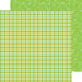 Doodlebug Design - Happy-Go-Lucky Collection - 12 x 12 Double Sided Paper - St. Paddy Plaid