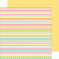 Doodlebug Design - Hello Sunshine Collection - 12 x 12 Double Sided Paper - Springtime Trimmings