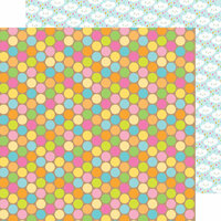 Doodlebug Design - Hello Sunshine Collection - 12 x 12 Double Sided Paper - Sunshine Drops