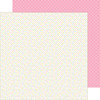 Doodlebug Design - Hello Sunshine Collection - 12 x 12 Double Sided Paper - Sweet Swiss Dot