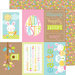 Doodlebug Design - Easter Parade Collection - 12 x 12 Double Sided Paper - Darling Daisies
