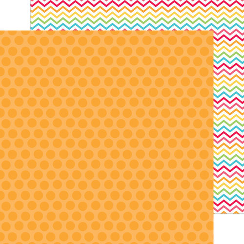 Doodlebug Design - Sun kissed Collection - 12 x 12 Double Sided Paper - Hello Sunshine
