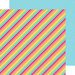 Doodlebug Design - Sun kissed Collection - 12 x 12 Double Sided Paper - Beach Towel Stripe