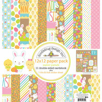 Doodlebug Design - Easter Parade Collection - 12 x 12 Paper Pack